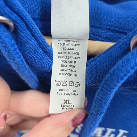 Lane Seven Blue Dog Cone Humor Hooded Sweatshirt Size XL - Picture 12 of 12